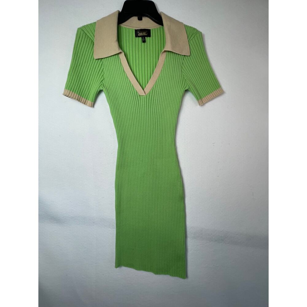 Alexia Admor Sammie Mini Dress green Spring net dress